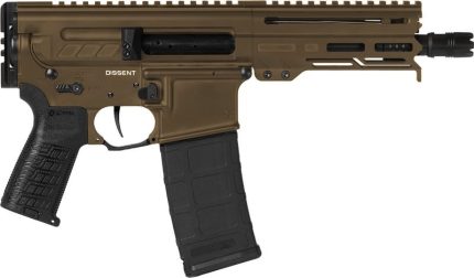 CMMG Dissent MK4 Midnight Bronze .300 AAC Blackout 6.5" Barrel 30-Rounds No Brace - HANDGUNS | Rare Breed Triggers FRT - 15