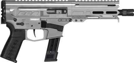 CMMG Dissent MK17 Tungsten 9mm 6.5" Barrel 21-Rounds No Brace - HANDGUNS | Rare Breed Triggers FRT - 15