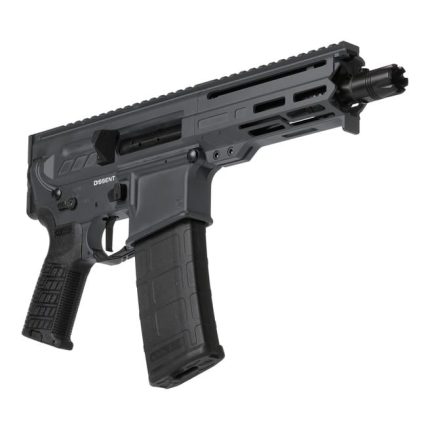 CMMG Dissent MK4 Sniper Grey .300 AAC Blackout 6.5" Barrel 30-Rounds - HANDGUNS | Rare Breed Triggers FRT - 15