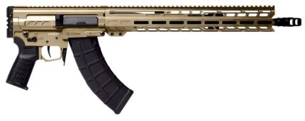CMMG Dissent MK47 Coyote Tan 7.62 X 39 16.1" Barrel 30-Rounds No Stock 2 Mags - HANDGUNS | Rare Breed Triggers FRT - 15