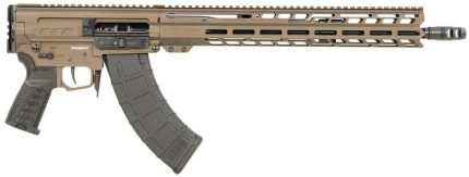 CMMG Dissent MK47 Coyote Tan 7.62 X 39 16.1" Barrel 30-Rounds No Stock - HANDGUNS | Rare Breed Triggers FRT - 15