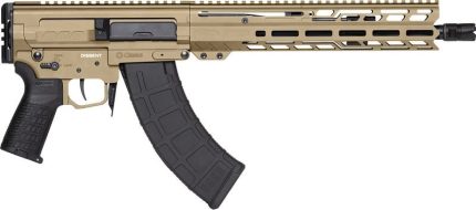 CMMG Dissent MK47 Coyote Tan 7.62 X 39 12.5" Barrel 30-Rounds No Brace - HANDGUNS | Rare Breed Triggers FRT - 15