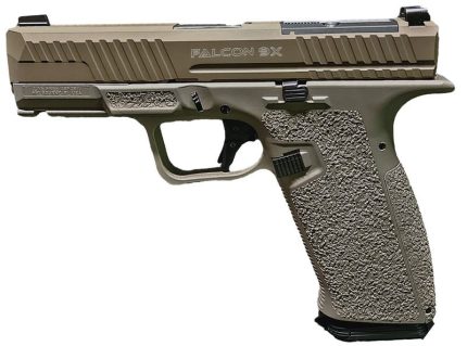 Live Free Armory Falcon 9X Flat Dark Earth 9mm 4.02" Barrel 17-Rounds - Products | Rare Breed Triggers FRT - 15