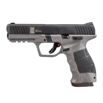 SAR USA SAR9 Platinum / Black 9mm 4.40" Barrel 17-Rounds 3-Dot Contrast Sights - Rare Breed Triggers FRT - 15
