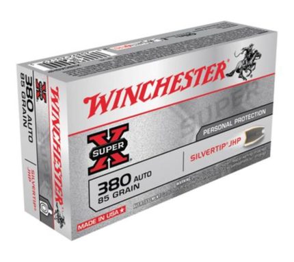Winchesterchester Super-X Handgun .380 ACP 85gr, Silvertip Hollow Point 50rd Box Winchester - Ammunition - Rare Breed Triggers FRT - 15