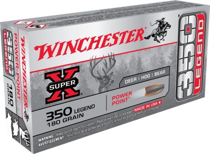 Winchester Super-X 350 Legend, 180gr, Power Point, 20rd Box Winchester Ammo - Ammunition - Rare Breed Triggers FRT - 15
