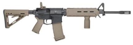 Smith & Wesson SW M&P15 5.56, Magpul MOE Mid Length, Flat Dark Earth, 30rd Mag Smith and Wesson - Guns | Rare Breed Triggers FRT - 15