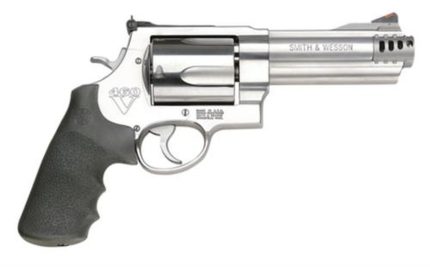 Smith & Wesson 460XVR 460 S&W, 5" Barrel,Stainless Steel Frame, Satin Stainless Finish, Adjustable rear Sight, Rubber Grip, 5 Rounds Smith & Wesson - Guns | Rare Breed Triggers FRT - 15