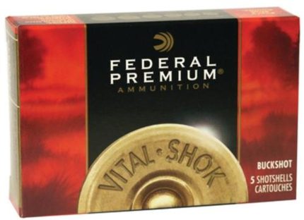 Federal Premium, Vital Shok, 12 Ga 3", 4 Buck, 2oz, Buckshot, 41 Pellets, 5rd Box Federal Ammunition - Ammunition - Rare Breed Triggers FRT - 15