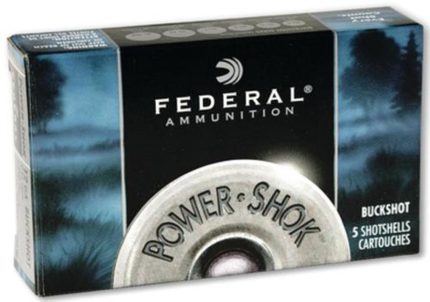 Federal Power Shok Buckshot 12 Ga, 2.75", 27 Pellets, 4 Buck Shot, 5rd Box Federal Ammunition - Ammunition - Rare Breed Triggers FRT - 15