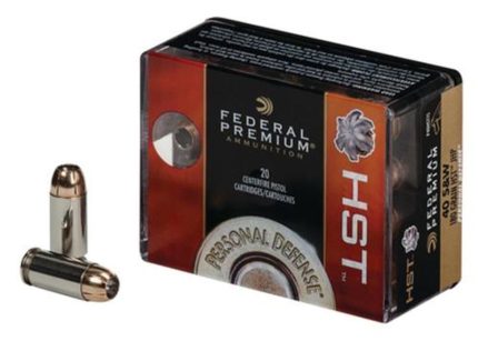Federal HST Personal Defense .40 S&W 180gr, Jacketed Hollow Point 20rd Box Federal Ammunition - Ammunition - Rare Breed Triggers FRT - 15