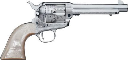 Uberti 1873 Cattleman, .45 Colt, 4.75" Barrel, 6rd, Full Scroll Engraving, Stainless Steel Uberti - Products | Rare Breed Triggers FRT - 15
