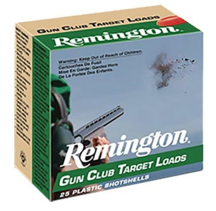Remington Gun Club Target Loads 20 Ga, 2.75", 7/8oz, 8 Shot, 25rd Box Remington - Ammunition - Rare Breed Triggers FRT - 15