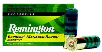 Remington Express Managed Recoil Buckshot 12 Ga 2.75 8 Pellets 00 Buck Shot 5rd Box Remington - Ammunition - Rare Breed Triggers FRT - 15