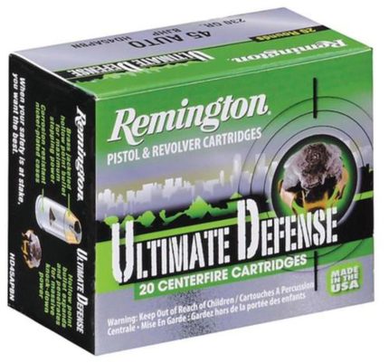 Remington Ultimate Home Defense 9mm 124gr, Brass Jacketed Hollow Point 20rd Box Remington - Ammo | Rare Breed Triggers FRT - 15