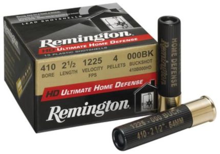 Remington HD Ultimate Home Defense .410 Ga, 2.5", 4 Pellets, 000 Buckshot, 15rd/Box Remington - Ammunition - Rare Breed Triggers FRT - 15