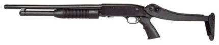 Maverick 88 Security 12 Ga 3" 18.5" Barrel Cylinder Choke Black Synthetic ATI Top-Folding Stock 6rd Maverick Shotguns - Products | Rare Breed Triggers FRT - 15