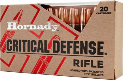 Hornady Critical Defense FTX 223 Rem 73gr, Flex Tip Expanding, 20rd Box Hornady - Ammunition - Rare Breed Triggers FRT - 15