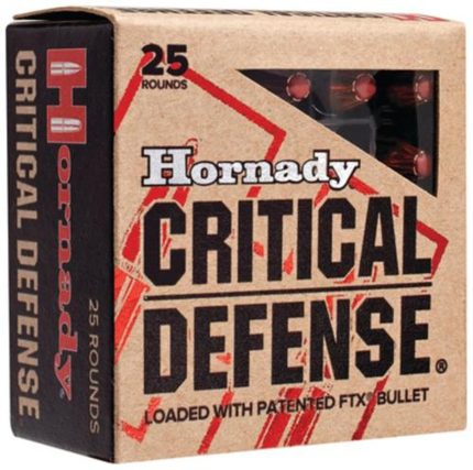 Hornady Critical Defense 9mm 115gr, Flex Tip eXpanding, 25rd Box Hornady - Ammunition - Rare Breed Triggers FRT - 15