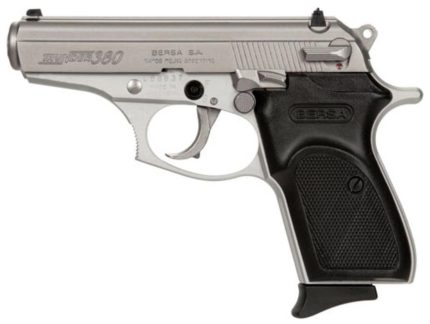 Bersa Thunder .380 ACP, 3.5" Barrel, Nickel, Lite, 8rd, DA Bersa - Products | Rare Breed Triggers FRT - 15