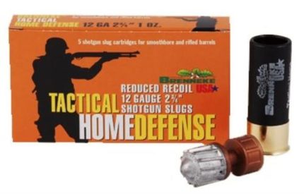 Brenneke Tactical Home Defense 12 Ga, 2¾" Slug, 1 oz, 1378 FPS, 5rd Brenneke USA - Ammunition - Rare Breed Triggers FRT - 15