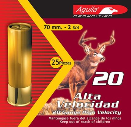 Aguila Field High Velocity 20 Ga, 2.75", 2-3/4oz, 2 Buck, 25rd Box Aguila Ammunition - Ammunition - Rare Breed Triggers FRT - 15