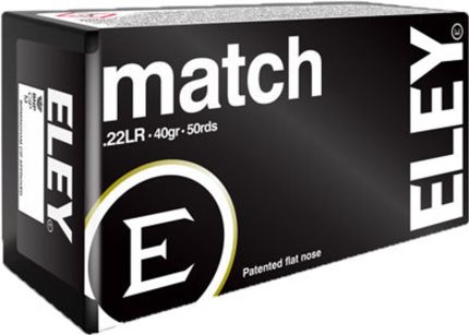 Eley Match 22 LR, 40gr, Flat Nose, 50rd Box Eley - Ammunition - Rare Breed Triggers FRT - 15