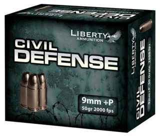 Liberty Ammo Civil Defense 9mm 50gr