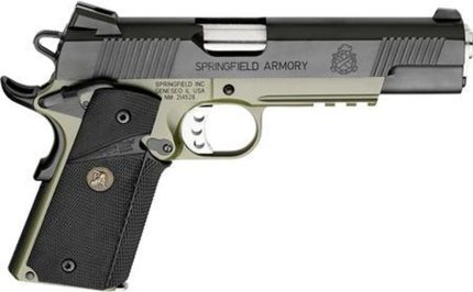 Springfield 1911 Loaded Operator, 45 ACP, 5", OD Green, CA Compliant Springfield Armory - Products | Rare Breed Triggers FRT - 15