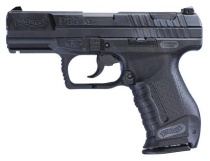 Walther P99, Full Size, 9mm, 4" Barrel, Black, Fixed Sights, Decocker, 15rd, 2 Magazines, Anti Stress Trigger Walther - Products | Rare Breed Triggers FRT - 15