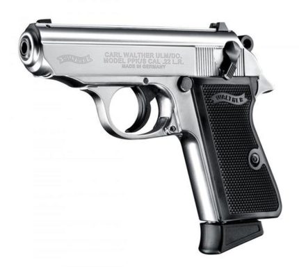 Walther PPK/S .22 L.R. 3" Barrel Nickel 10 Round, 1 Mag Walther - Products | Rare Breed Triggers FRT - 15
