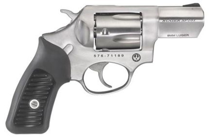 Ruger SP101 9mm, 2.25" Stainless Barrel, Rubber Grips, Moon Clips, 5rd Ruger - Products | Rare Breed Triggers FRT - 15