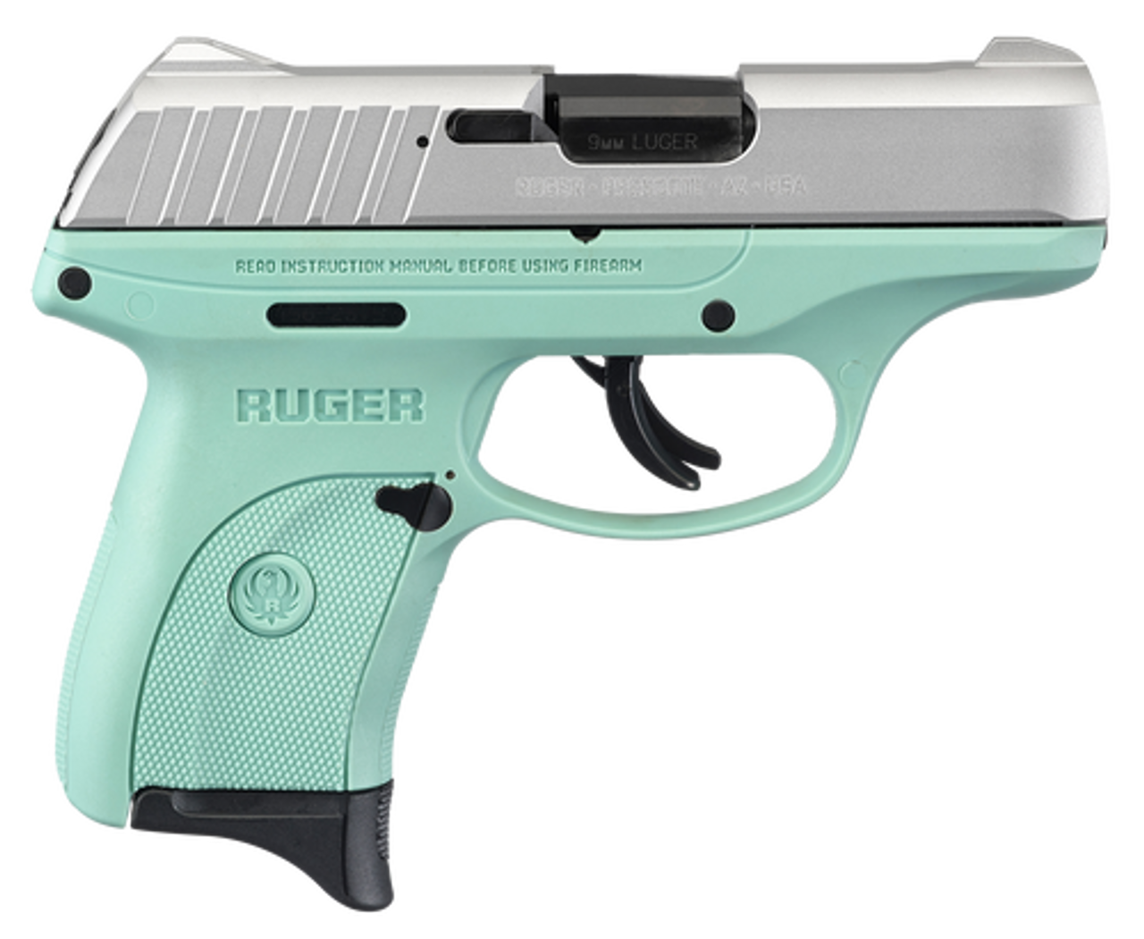 Ruger Ec9s 9mm 3" Barrel 7rd Aluminum Cerakote/Turquoise