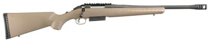 Ruger American Ranch .450 Bushmaster 16" Threaded Barrel Adjustable Trigger Flat Dark Earth 3rd Ruger - Products | Rare Breed Triggers FRT - 15