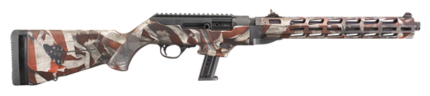 Ruger PC Carbine 9mm, 16.12" Threaded Barrel, American Flag, 17rd Ruger - Products | Rare Breed Triggers FRT - 15