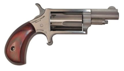 NAA 22 Mag Mini Mag Revolver 1.62" 5rd Rosewood Grip Stainless North American Arms - Guns | Rare Breed Triggers FRT - 15