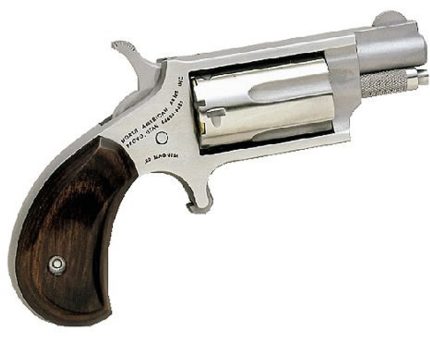 NAA 22MS 22 Mag Mini Revolver 1.12" 5rd Rosewood Grip Stainless North American Arms - Products | Rare Breed Triggers FRT - 15