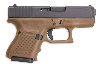 Glock G26 Gen4 9mm Flat Dark Earth Frame 10 round Glock - Products | Rare Breed Triggers FRT - 15