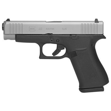 Glock, 48, Striker Fired, Compact, 9mm, 4.17" Barrel, Polymer Frame, Silver Finish, 10Rd, 2 Mags, Fixed Sights Glock - Products | Rare Breed Triggers FRT - 15