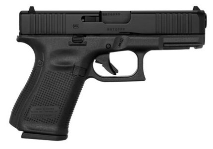 Glock G19 Gen5 9mm, 4.02" Barrel, Black nDLC Slide, Fixed Sights, 15rd Glock - Products | Rare Breed Triggers FRT - 15
