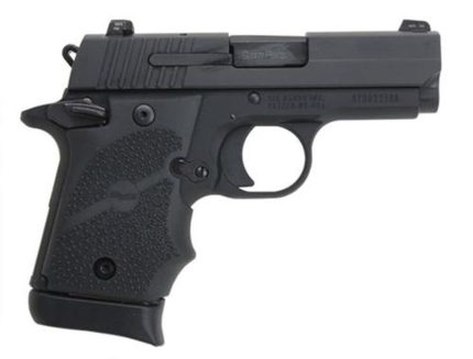 Sig P938 9MM 3IN Nitron Black SAO Siglite Black Rubber Grip (1) 7RD Steel MAG Ambi Safety Sig Sauer - Products | Rare Breed Triggers FRT - 15