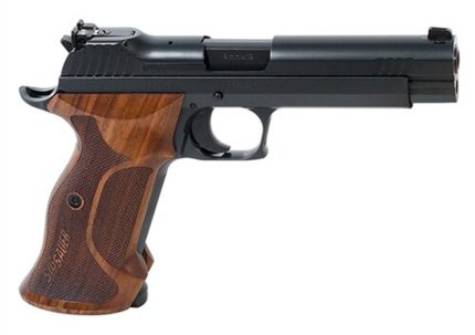 Sig Sauer P210 9mm, 5", Black, Walnut Grip, Manual Safety, 8rd Sig Sauer - Products | Rare Breed Triggers FRT - 15