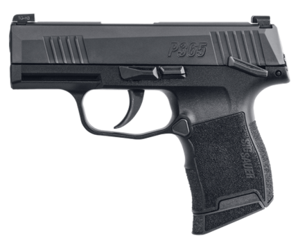 Sig P365, Massachusetts Compliant, Sub-Compact, 9mm, 3.1" Barrel, Nitron Finish, Black, XRAY3 Night Sights, Manual Safety, 10rd, 2 Magazines Sig Sauer - Products | Rare Breed Triggers FRT - 15