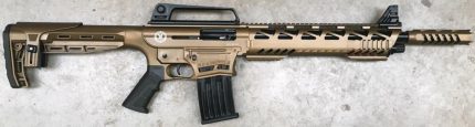 TR Imports SE122 Tactical Cerakote 12 Ga, 18.5" Barrel, Door-Buster Brake, Quad Rail, Bronze, 3rd/5rd Mags TR Imports - Guns | Rare Breed Triggers FRT - 15