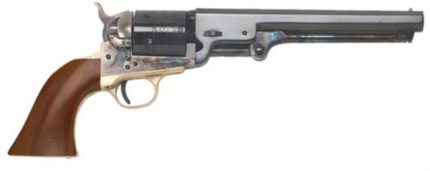 Cimarron 1851 Man With No Name Conversion .38 Special 7.5" Barrel Standard Blue Finish Walnut Grips, 6rd Cimarron Firearms - Products | Rare Breed Triggers FRT - 15