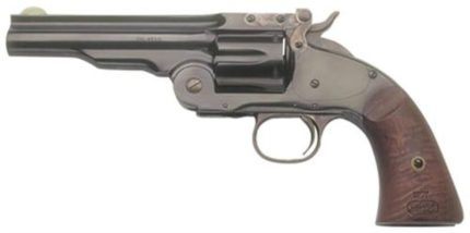 Cimarron Firearms Model 3 Schofield, .38 Special, 5", Blued, Walnut Grip, 6rd Cimarron Firearms - Guns | Rare Breed Triggers FRT - 15