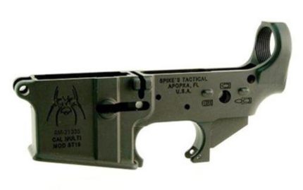 Spikes Lower Receiver Stripped ST-15 Spider, Bullet Marking Spikes Tactical - Products | Rare Breed Triggers FRT - 15
