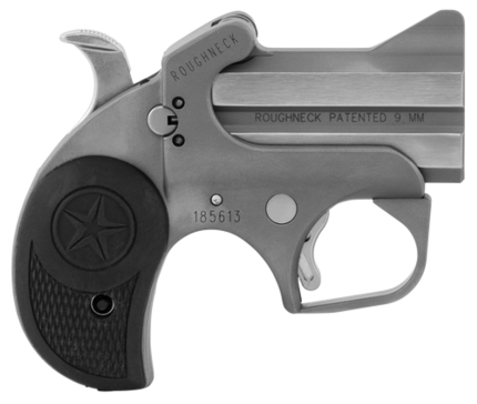 Bond Arms Roughneck 9mm, 2.5" Barrel, Bead Blasted Stainless Steel, 2rd Bond Arms - Products | Rare Breed Triggers FRT - 15