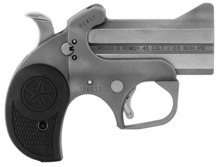 Bond Arms Rowdy 410/.45, 3" Barrel, Bead Blasted Stainless Steel, 2rd Bond Arms - Products | Rare Breed Triggers FRT - 15