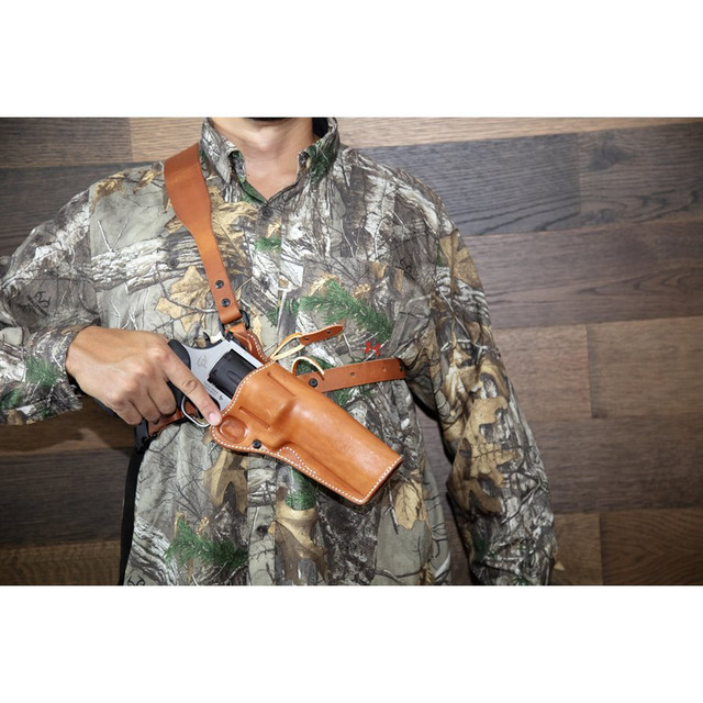 Diamond D Guides Choice™ Leather Chest Holster Taurus Raging Hunter 5 1/8" - Image 12